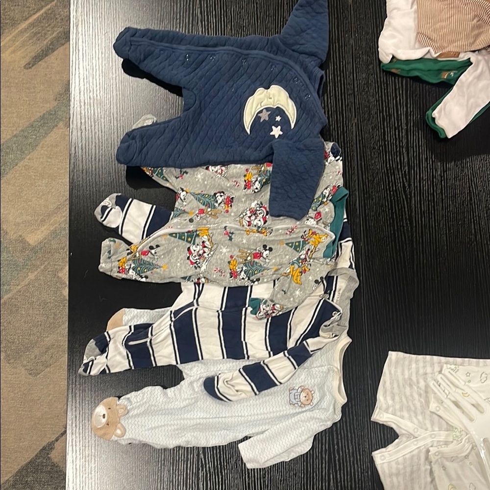 Navy Blue Quilted Kids One Piece